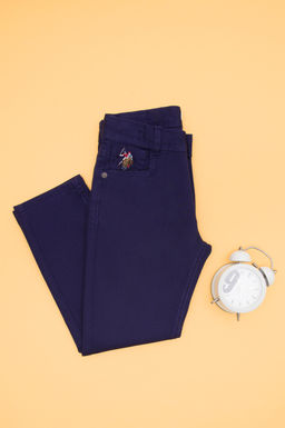 U. S. Polo Assn Темно-синие брюки из плотной ткани для мальчика