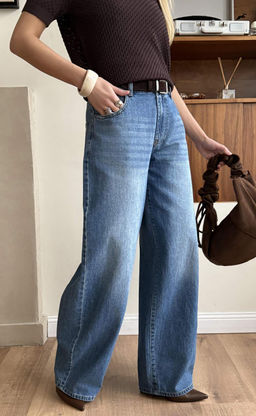 Джинсы Fine Joyce F612-0113 синий хлопок  фото 9