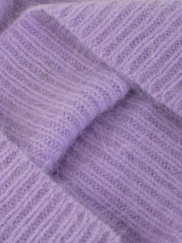 Шапка жен. пух норки+шелк+нейл ZZ-BR55502 lilac - Eleganzza фото 4