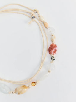 Ремень-шнурок с камнями ZR2605061403-99 / Zarina