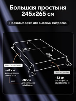 Комплект постельного белья Однотонный Сатин Премиум OCP011 Евро