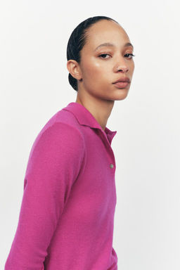 PLAIN POLO NECK 100% WOOL SWEATER - Zara фото 6