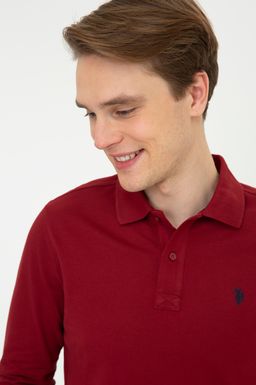 U. S. Polo Assn / Мужской красный базовый свитшот - U.s. polo assn фото 2