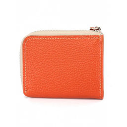 Портмоне женское Croco-ПР-931 натуральная кожа 1 отд, 4 карм, оранжевый флотер (36) 263581  фото 2