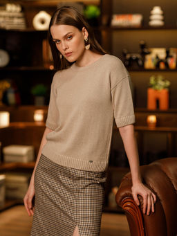 Блузка вязаная