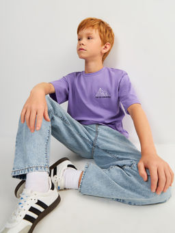 ACOOLA / Футболка детская для мальчиков Brock фиолетовый  фото 4