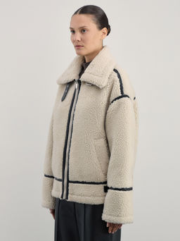 Дублёнка из искусственного меха / Zarina  фото 5