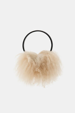 SHEEPSKIN LEATHER EARMUFFS - Zara фото 2