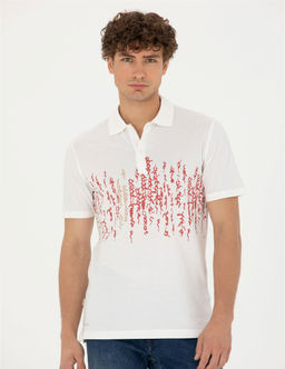 Ekru Slim Fit Polo Yaka Ti__rt - Pierre cardin фото 3