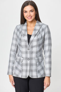 Жакет БелЭльСтиль 203 серо-черный