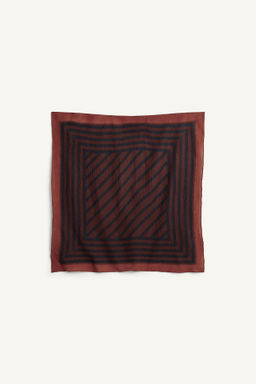 WOOL STRIPED SCARF - Zara фото 4