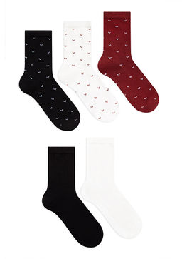 2li Siyah Beyaz Babet Corab? Seti