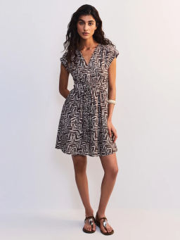 Платье из вискозы с принтом ZR2605012915-236 / Zarina