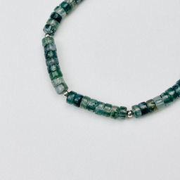 Браслет из Мохового агата 18 см +