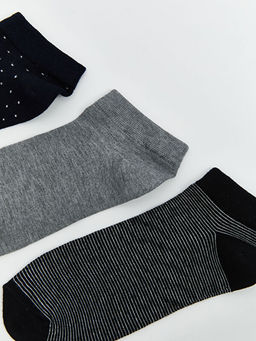 Desenli Bambu Erkek Patik ?orap 5li