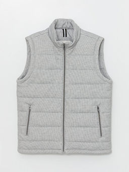 Slim Fit Dik Yaka Erkek ?i?me Yelek