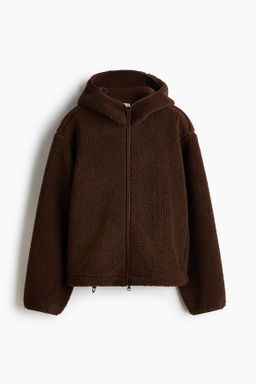Chaqueta de deporte de borreguito Loose Fit