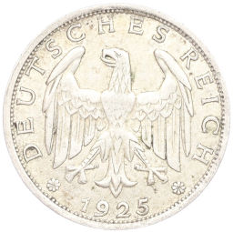 1 рейхсмарка 1925 года E Германия