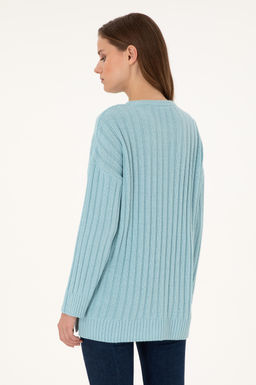 Женский водно-зеленый свитер Неожиданная скидка в корзине - U.s. polo assn фото 5