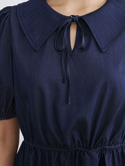 Bebe Yaka Peplum Bluz