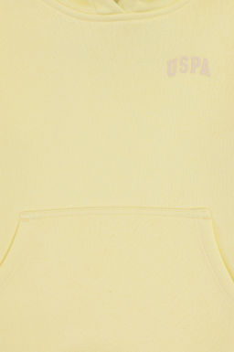 K_z _ocuk Sar_ Kap__onlu _ardonlu Basic Sweatshirt Sepette S_rpriz _ndirim - U.s. polo assn фото 5
