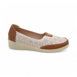 Женские туфли 5968-6 бежевые - Sport фото 2