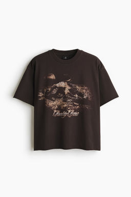 Camiseta boxy Oversized Fit - H&m фото 4