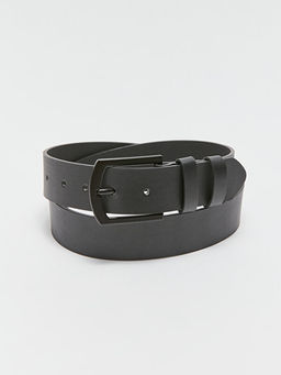 Deri G?r?n?ml? Erkek Kemer