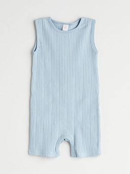 Bisiklet Yaka Basic Erkek Bebek Tulum