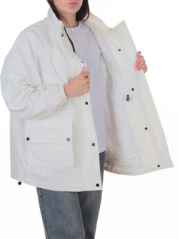 3089 WHITE Куртка демисезонная женская (100 гр. холлофайбер) - Fashion фото 7