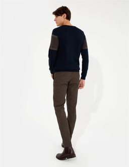 Kahverengi Slim Fit Kanvas Pantolon - Pierre cardin фото 4