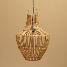 Светильник потолочный из ротанга «Рико», 1×120 Вт, Е27, 30×30×40 см