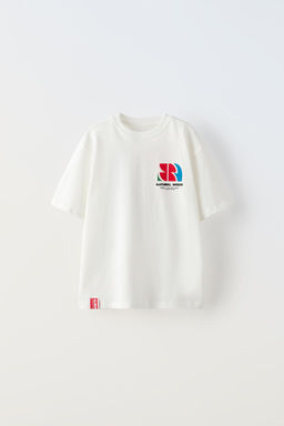 T-SHIRT WITH LABEL PRINT - Zara фото 2