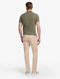 Bej Regular Fit Basic Kanvas Pantolon