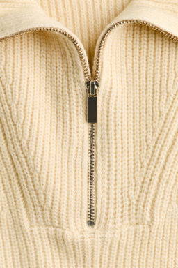 Jersey en punto de canal? con media cremallera - H&m фото 6