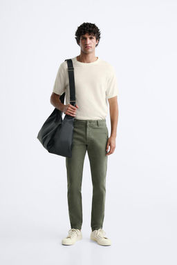 SKINNY FIT CHINO PANTOLON - Zara фото 38