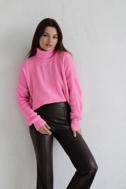 10209 Свитер короткий розовый - Martichelli фото 22