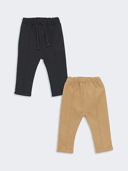 Beli Lastikli Erkek Bebek Pantolon 2li