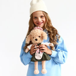 Мягкая игрушка "Lucky Fendi: Поездка в Париж", 37 см