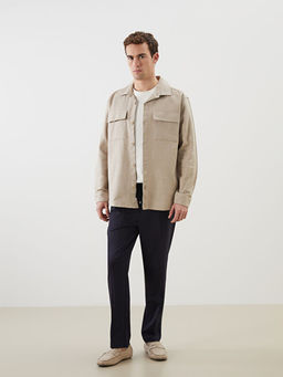 Regular Fit Uzun Kollu Erkek G?mlek Ceket