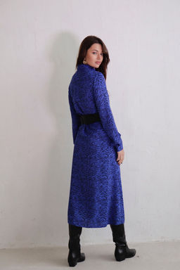 10944 Платье-рубашка удлинённое сапфир - Martichelli фото 21