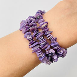 Бусины для украшений из Чароита крошка