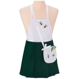 ФАРТУК МАЛЕНЬКИЙ ДЕКОРАТИВНЫЙ КВА-КВА ,ЗЕЛЁНЫЙ, 100