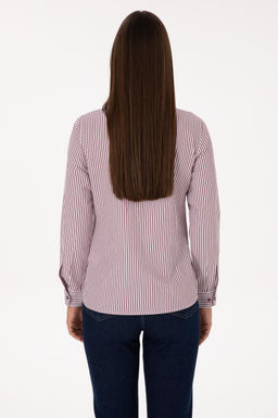 Kad_n Bordo Uzun Kollu G_mlek Sepette S_rpriz _ndirim - U.s. polo assn фото 5