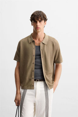 RELAXED FIT KNIT SHIRT - Zara фото 2