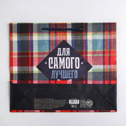 Цена за 2 шт. Пакет подарочный ламинированный, упаковка, For real man, ML 25?21?8 см