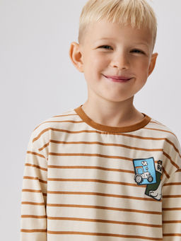 ACOOLA / Набор детский для мальчиков ((1)джемпер и (2)брюки) Lich бежевый  фото 5