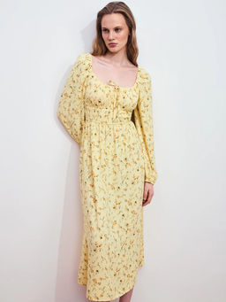 Платье миди с цветочным принтом / Zarina  фото 2