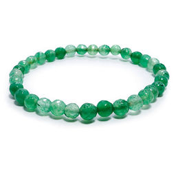 Браслет из камня Нефрит с огранкой привлечение изобилия 6мм