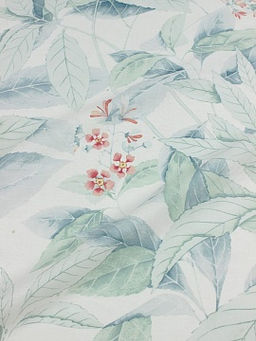 Перкаль Летняя прохлада - листья, (комп), ш.2.35м, хлопок-100%, 110гр/м.кв